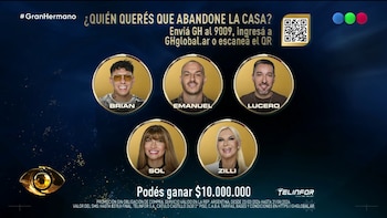 Cinco participantes de Gran Hermano