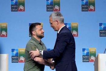 El presidente de Ucrania, Volodimir