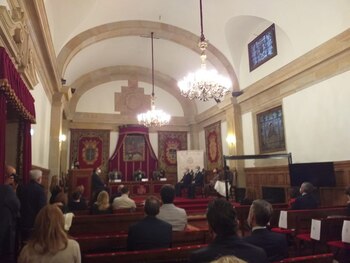 06/10/2020 La Universidad acoge la entrega de los Premios de la Asociación Iberoamericana de la Comunicación.
El rector, Santiago García Granda, ha presidido este martes en el Paraninfo del Edificio Histórico de la Universidad de Oviedo el acto de entrega de los Premios de la Asociación Iberoamericana de la Comunicación (ASICOM).
POLITICA ESPAÑA EUROPA ASTURIAS
EUROPA PRESS.