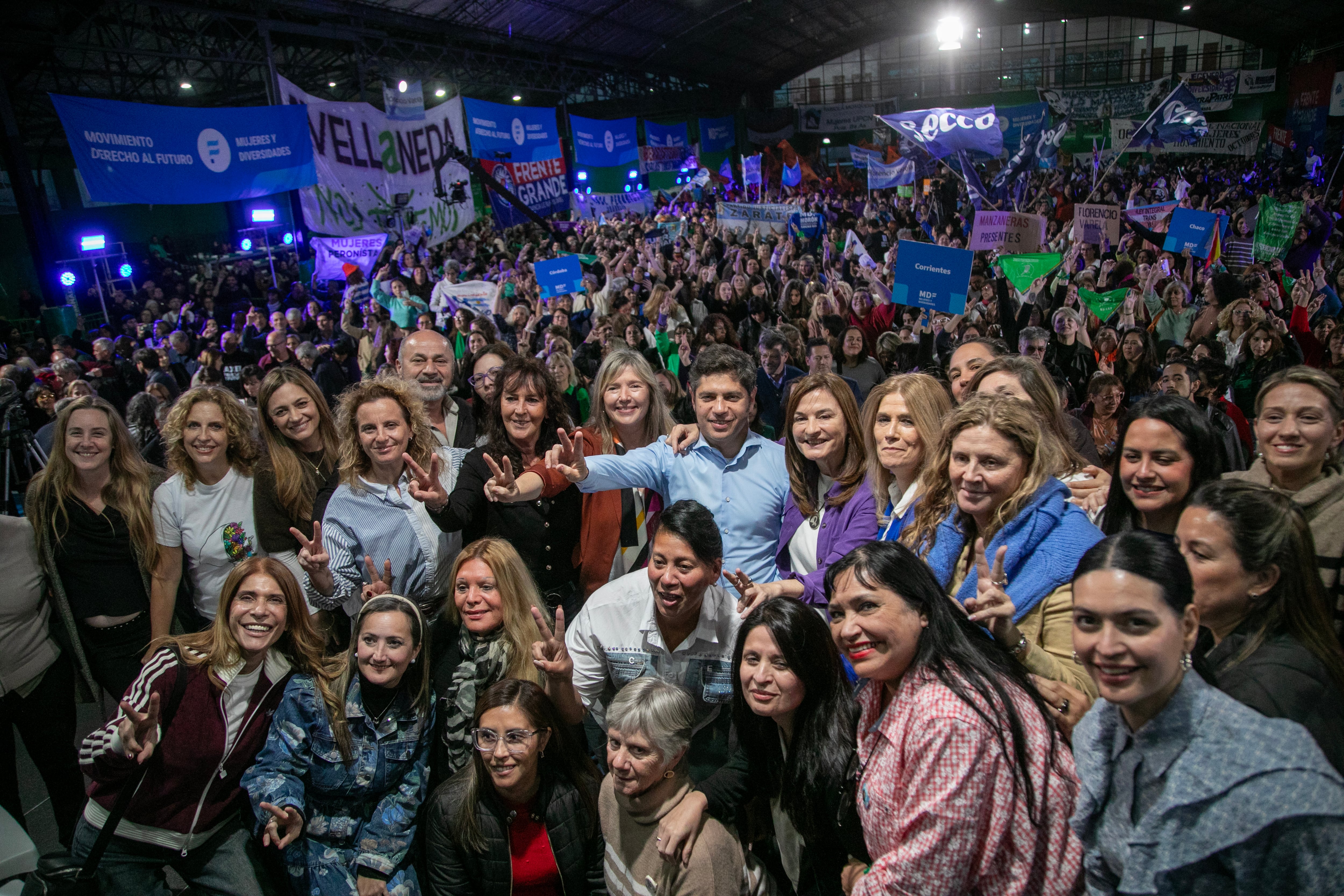 Kicillof junto a mujeres y diversidades
