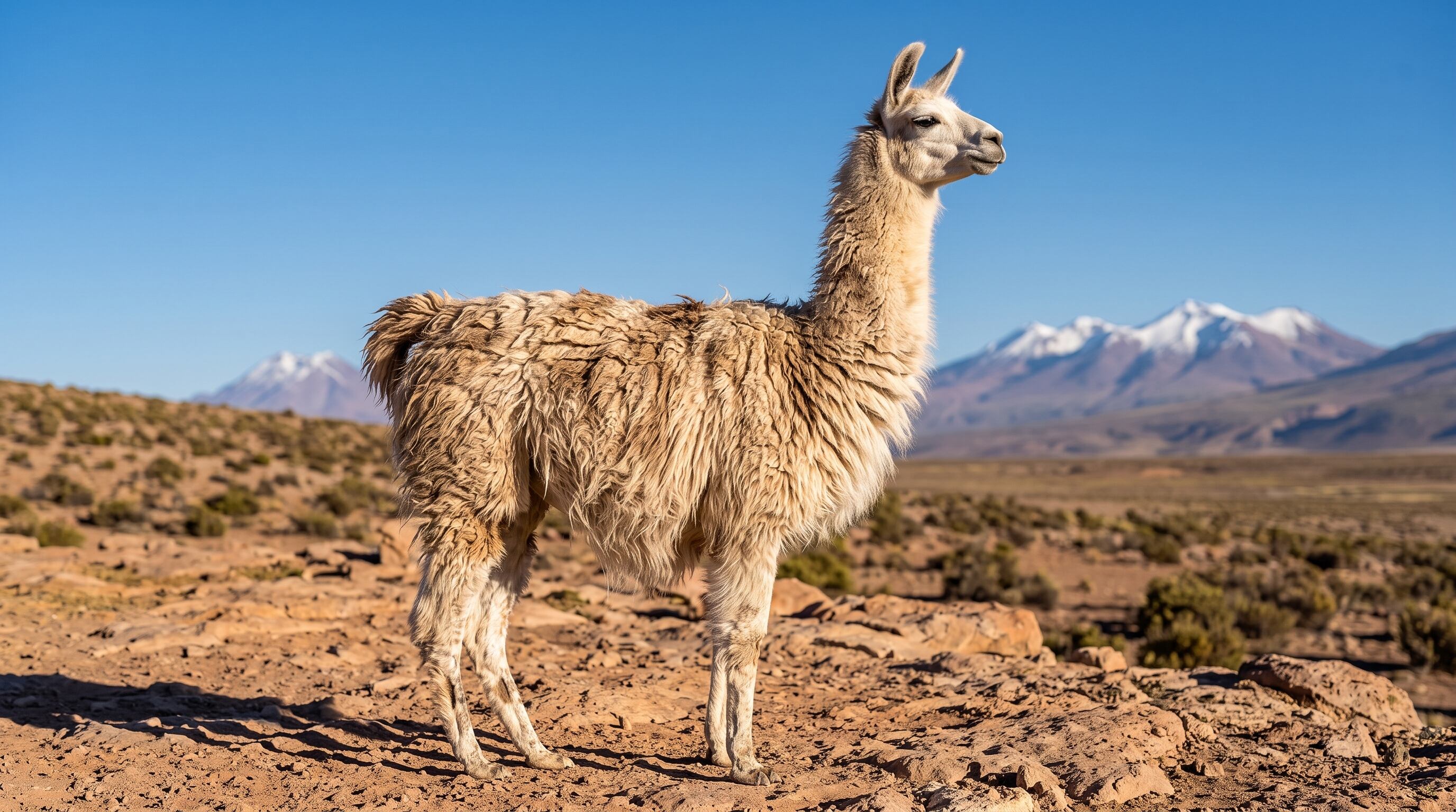 El cama, creado en Dubái por inseminación artificial entre llama y dromedario, no superó la fase experimental por fallas gestacionales y problemas de fertilidad (Imagen Ilustrativa Infobae)