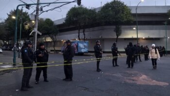 Los policías fueron recibidos a