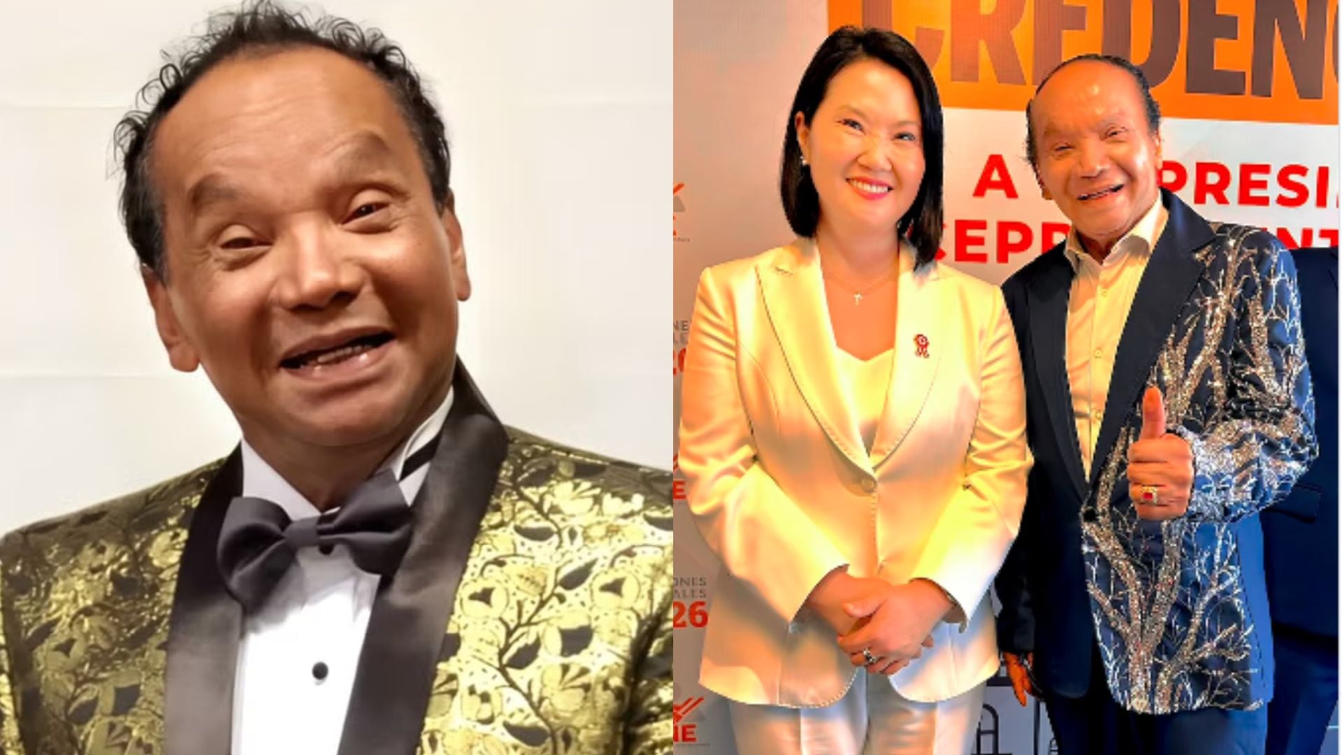 ‘Melcochita’ sorprende con grito y desata risas en la entrega de credenciales a Keiko Fujimori: “Siempre estaré contigo”