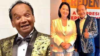 ‘Melcochita’ sorprende con grito y desata risas en la entrega de credenciales a Keiko Fujimori: “Siempre estaré contigo”