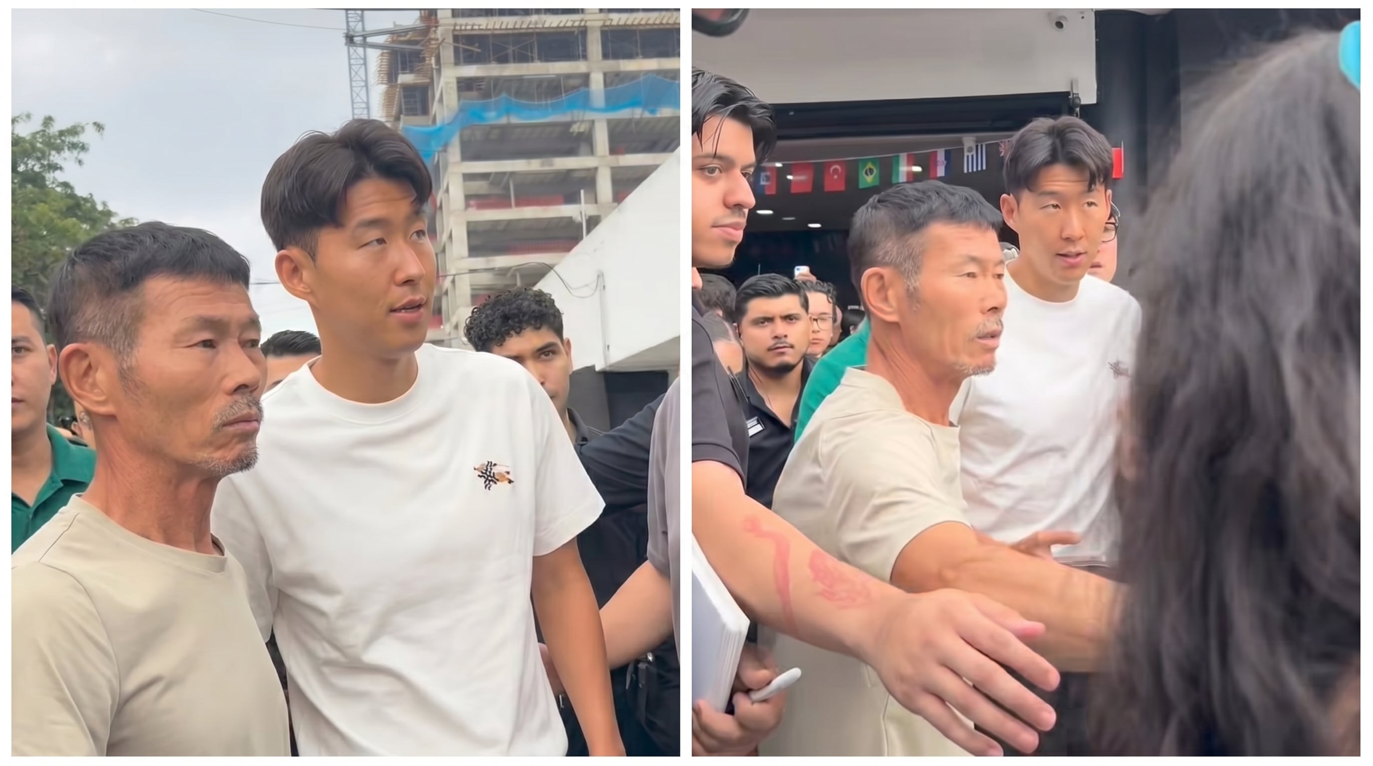El reconocido futbolista Son Heung-min es escoltado en Guadalajara luego de visitar una taquería tapatía. (Imagen Ilustrativa Infobae)