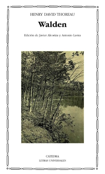 Cubierta de 'Walden', de Henry David Thoreau