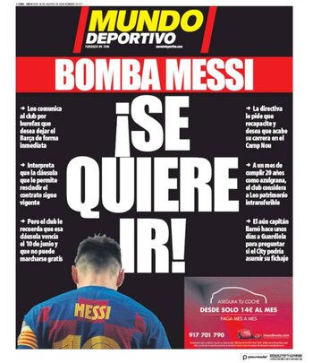 Tapas diarios del mundo MESSI SF