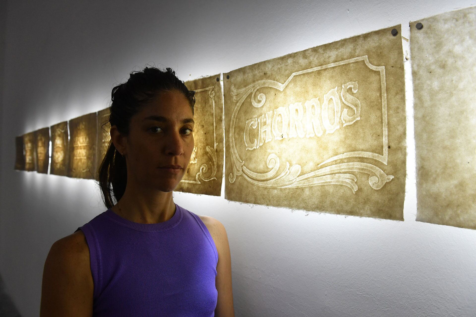 La argentina Agustina Woodgate en la galería Spinello Projects (Maximiliano Luna)