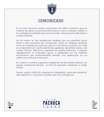 Pachuca y León anunciaron una