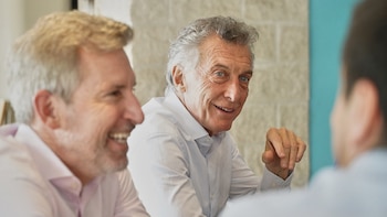 Mauricio Macri y Rogelio Frigerio