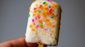 Paletas de arroz inflado caseras