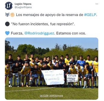 El apoyo del plantel de