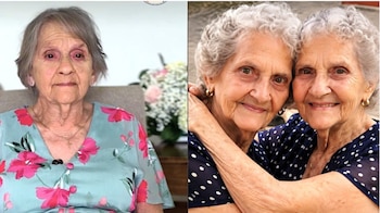 Hilda nació el 1 de septiembre de 1926 en Ciego de Ávila, junto a Teresa. Emigró a Miami a los 97 años y dejó a su hermana en la isla. Foto retomada de Redes Sociales