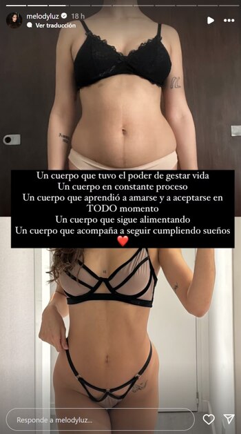 Melody Luz compartió en los