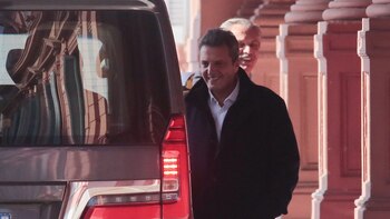 Sergio Massa con Alberto Fernández,