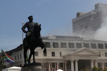 La estatua de Louis Botha,