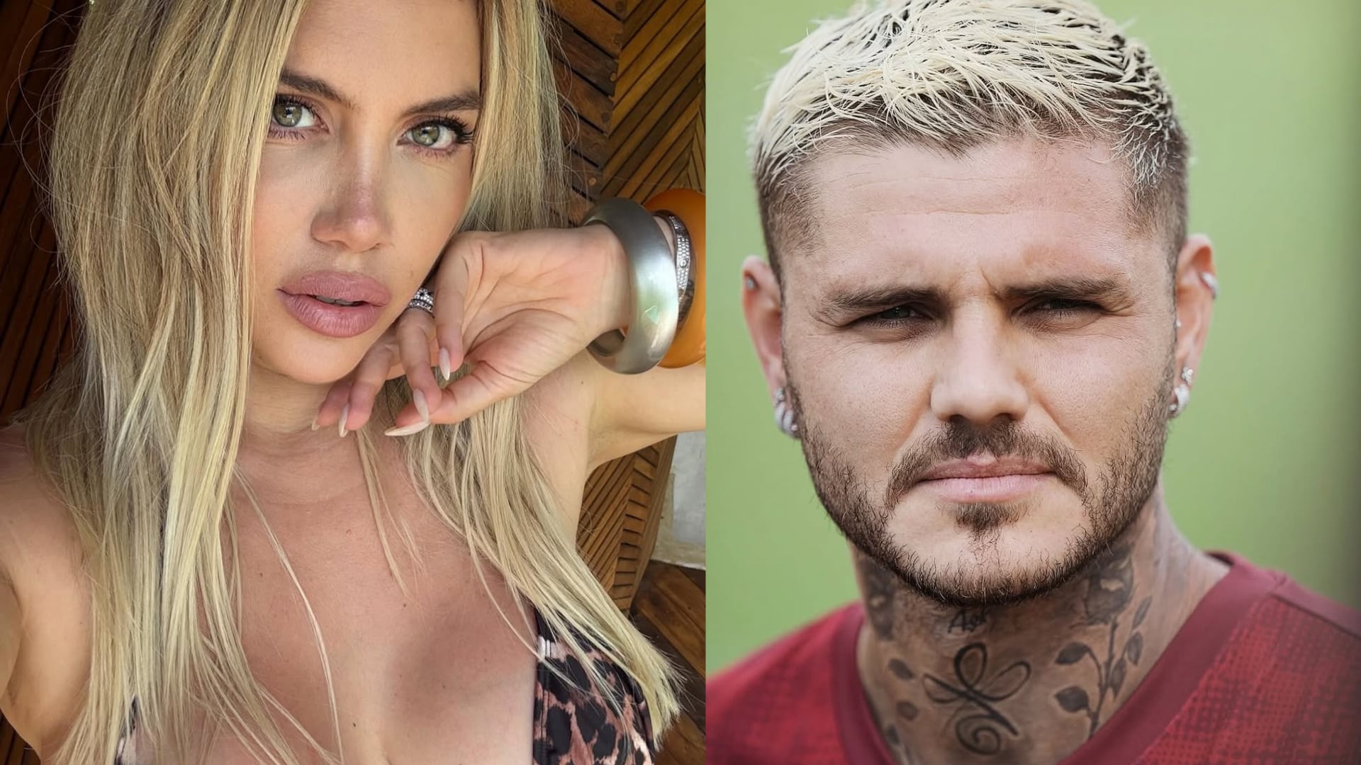 Wanda Nara y Mauro Icardi se preparan para Navidad cada uno a su manera