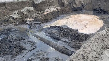 Unas aguas negras emanaron de