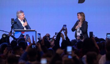 Myrian Prunotto y Martín Llaryora