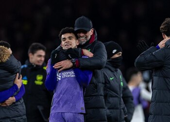 Lucho se despidió de Klopp