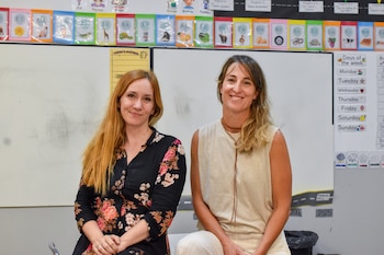 Luciana Schwartz y Elena Griolli, de Manos Libres