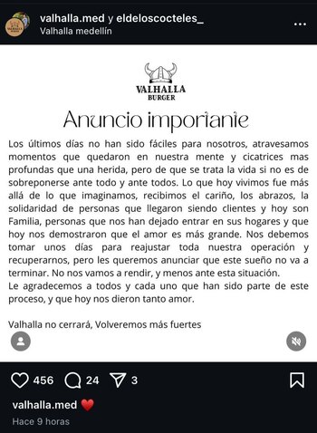 Valhalla logró salvarse con una