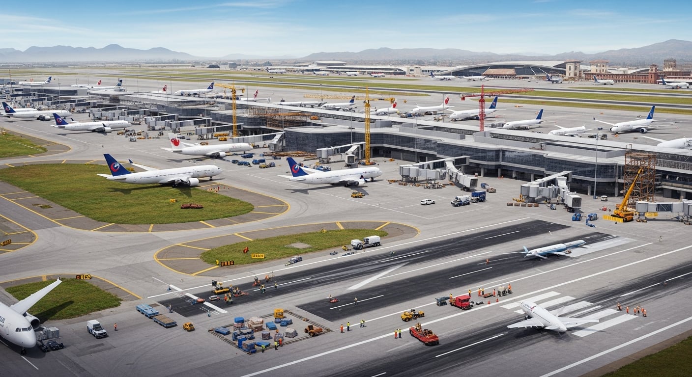 Los aeropuertos argentinos registraron entre enero y mayo de 2026 el mayor tráfico de pasajeros de su historia, pero el crecimiento se concentró en los vuelos internacionales mientras el cabotaje cayó 12% solo en mayo (Imagen Ilustrativa Infobae)