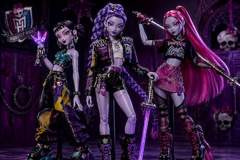 Una ilustración de cómo se verían Las Guerreras K-pop si fueran del universo de las Monster High. (Imagen ilustrativa)