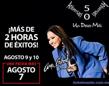 Así anunció Ana Gabriel la