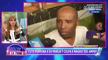 Magaly Medina cuestionó a 'Cuto' Guadalupe por responsabilizarla por el duro momento que atraviesa. (ATV)