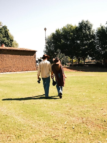 Las imágenes compartidas por ambos