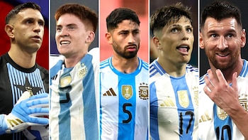 Todos los jugadores argentinos de