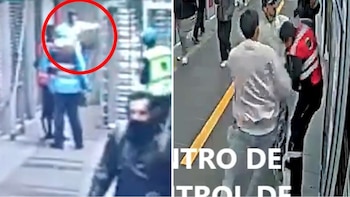 En video quedó captada la nueva agresión contra un guarda de TransMilenio: fue golpeado por dos hombres que no pagaron el pasaje en la estación Universidades