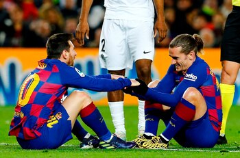 El delantero argentino Leo Messi