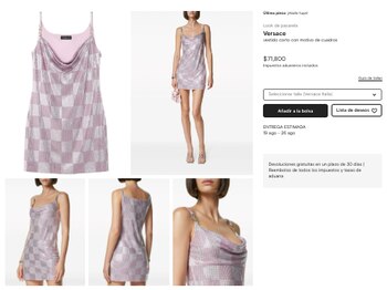 Esto cuesta el vestido. (Farfetch)