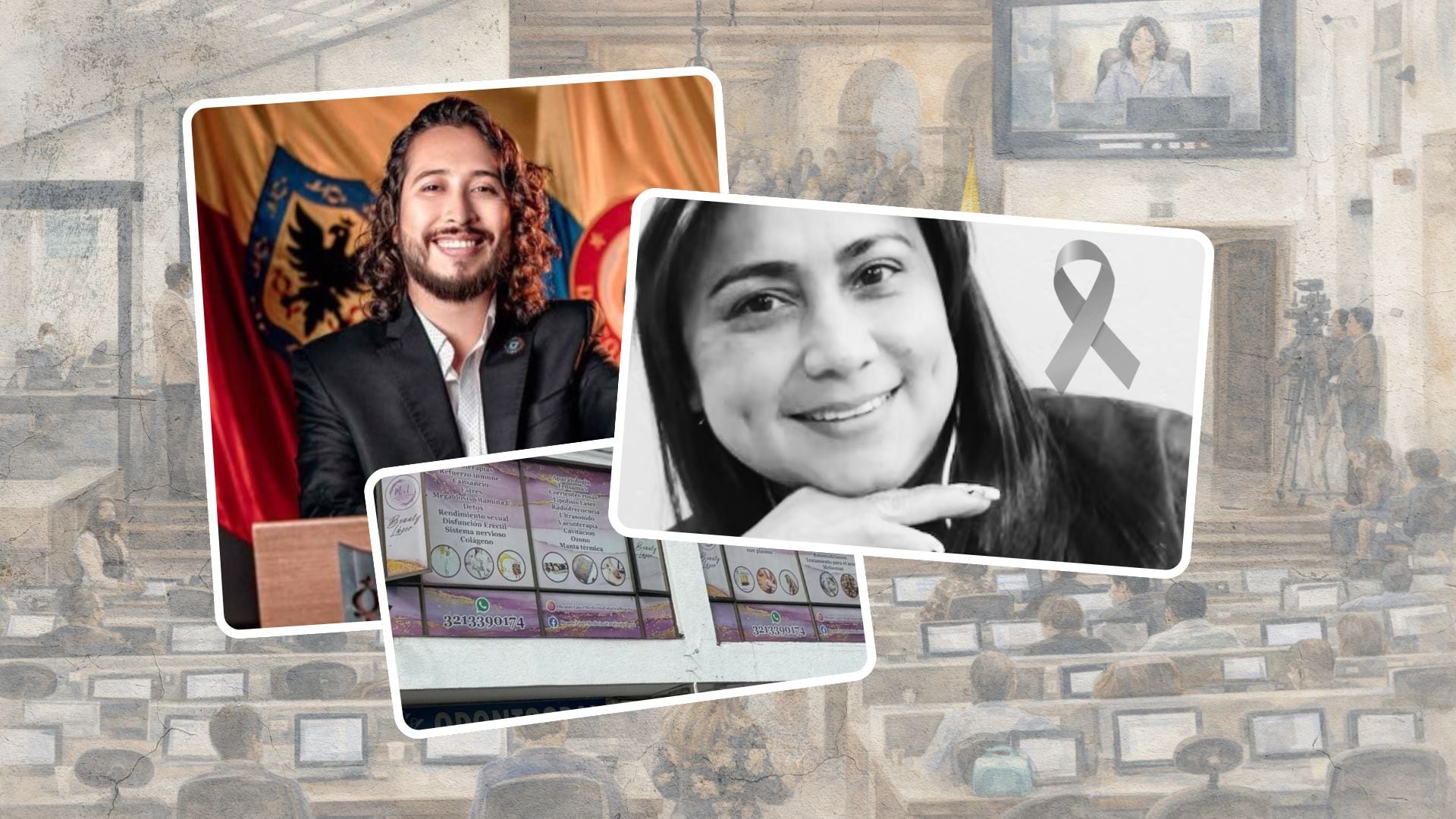 El Concejo de Bogotá citará a la Administración Distrital para rendir cuentas sobre la muerte de Yulixa Toloza en un procedimiento estético clandestino - crédito Montaje Johan Largo/Infobae-Julián Sastoque/X
