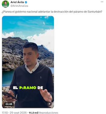 Ariel Ávila advirtió que la protección especial vencería en marzo de 2027 - crédito @ArielAnaliza/X