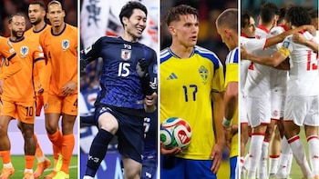 Tabla de posiciones del Mundial 2026, Grupo F con Países Bajos, Japón, Suecia y Túnez