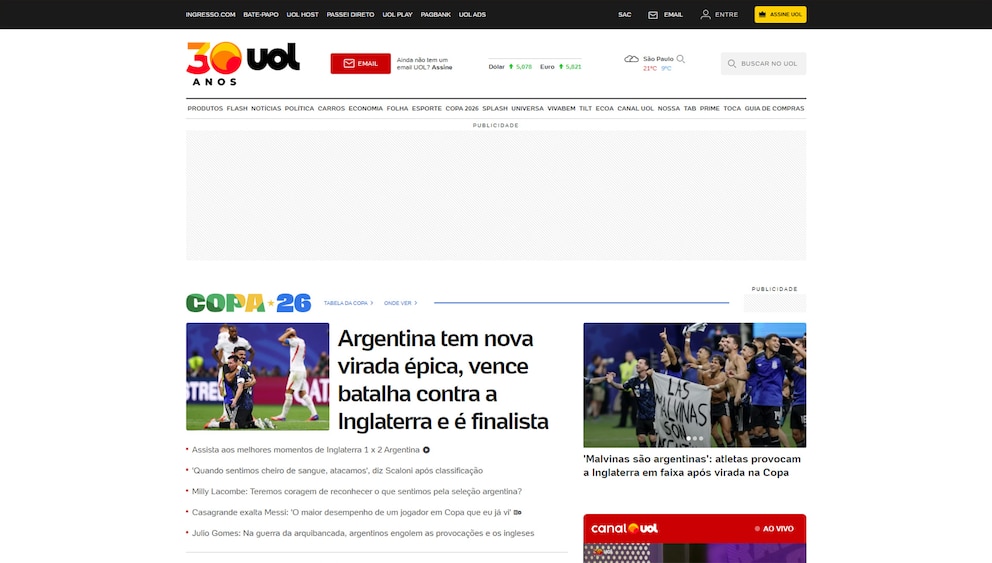 “Argentina nunca muere”, “Remontadísima” y “Otro excelente Messi”: los principales medios del mundo reflejaron la clasificación de la Selección a la final 9 FXR6MFTPVBDUFI3QP7HW3HTFYQ