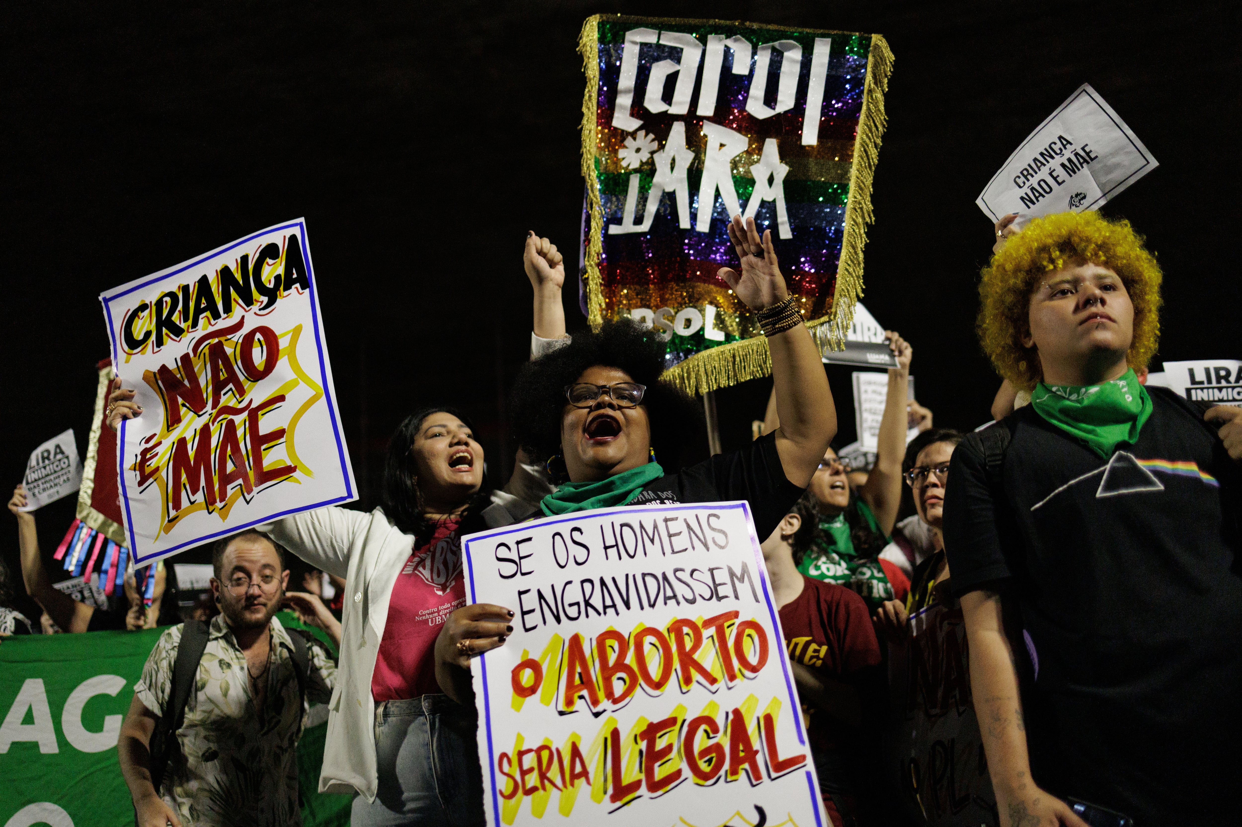 La lucha por el aborto unifica a las mujeres de América Latina y la iniciativa del 28S surgió de las mujeres negras brasileñas (Brasil). EFE/ Isaac Fontana