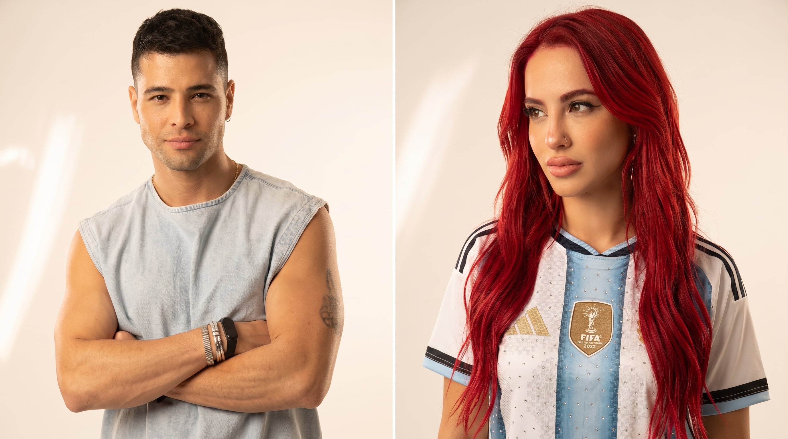 Flor Vigna y Moisés Peñaloza realizaron una transmisión en vivo antes de su entrada a La Casa de los Famosos México (Imagen Ilustrativa Infobae)