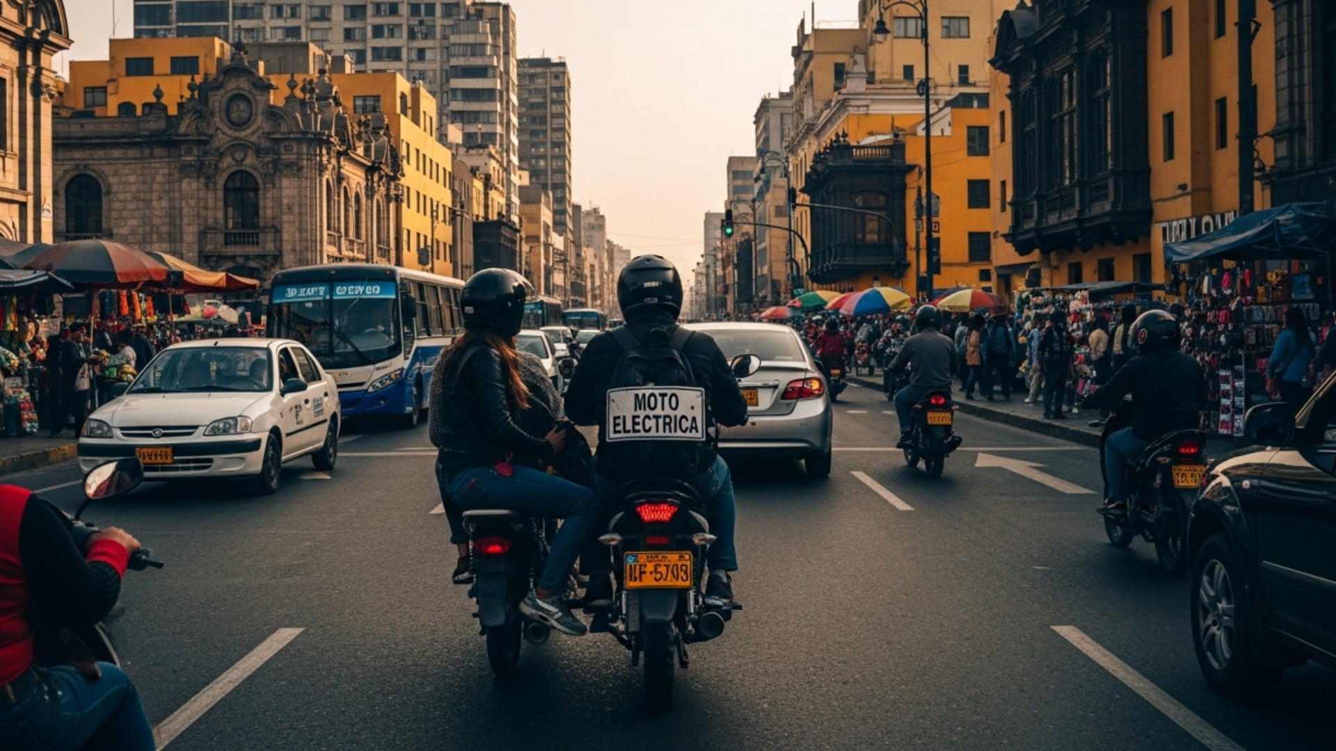 Alertan circulación de mototaxis eléctricas informales en Lima sin controles de seguridad. (Foto: Infobae Perú Visuales IA)