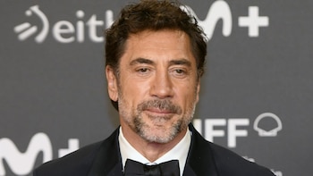 Javier Bardem luce el lema