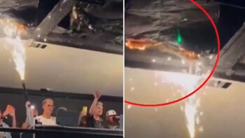 Dos DJ prendieron una bengala en un boliche y quemaron el techo: el recuerdo de Cromañón y el repudio a los músicos