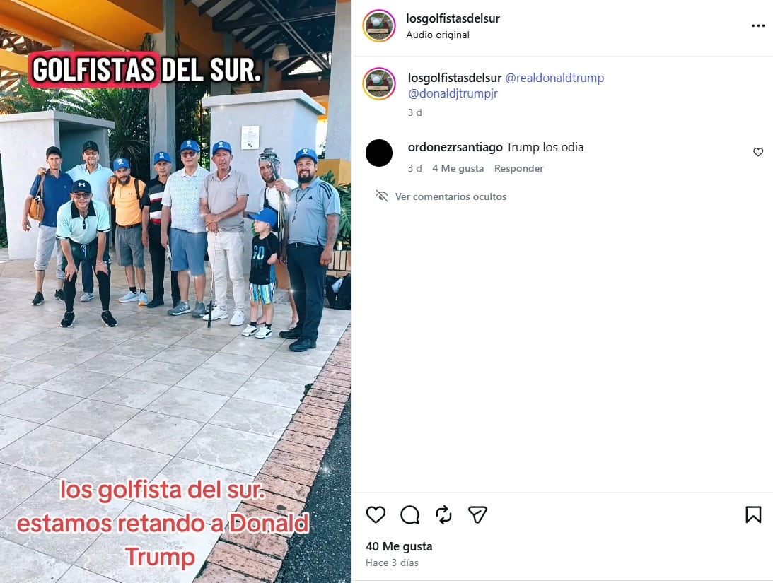crédito @losgolfistasdelsur/IG