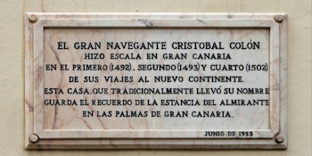 Casa en la que se hospedó Colón antes de su expedición
