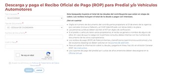Pago de impuestos atrasados se