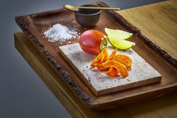 Uno de los platos de