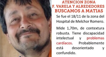 Matías Oscar Nivea, desaparecido en