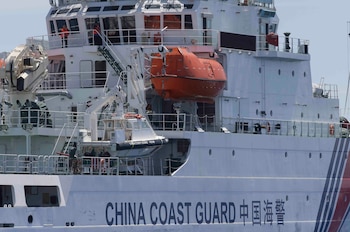 Un barco de la Guardia Costera de China (AP Foto/Bullit Marquez, Archivo)